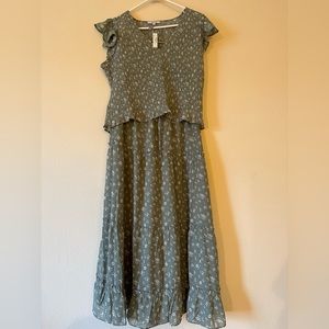 Madewell two piece top and skirt